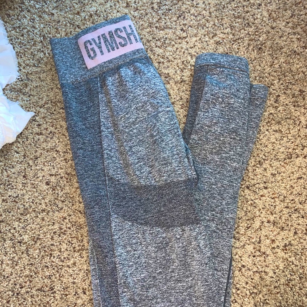 Gymshark Grey&Pink Flex Leggings